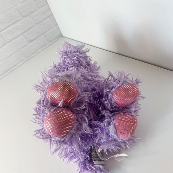 GANZ Planet Posh Plush Purple Dog Mitzy H12817 Fluffy Stuffed Animal 7 Inch HTF - Picture 9 of 10